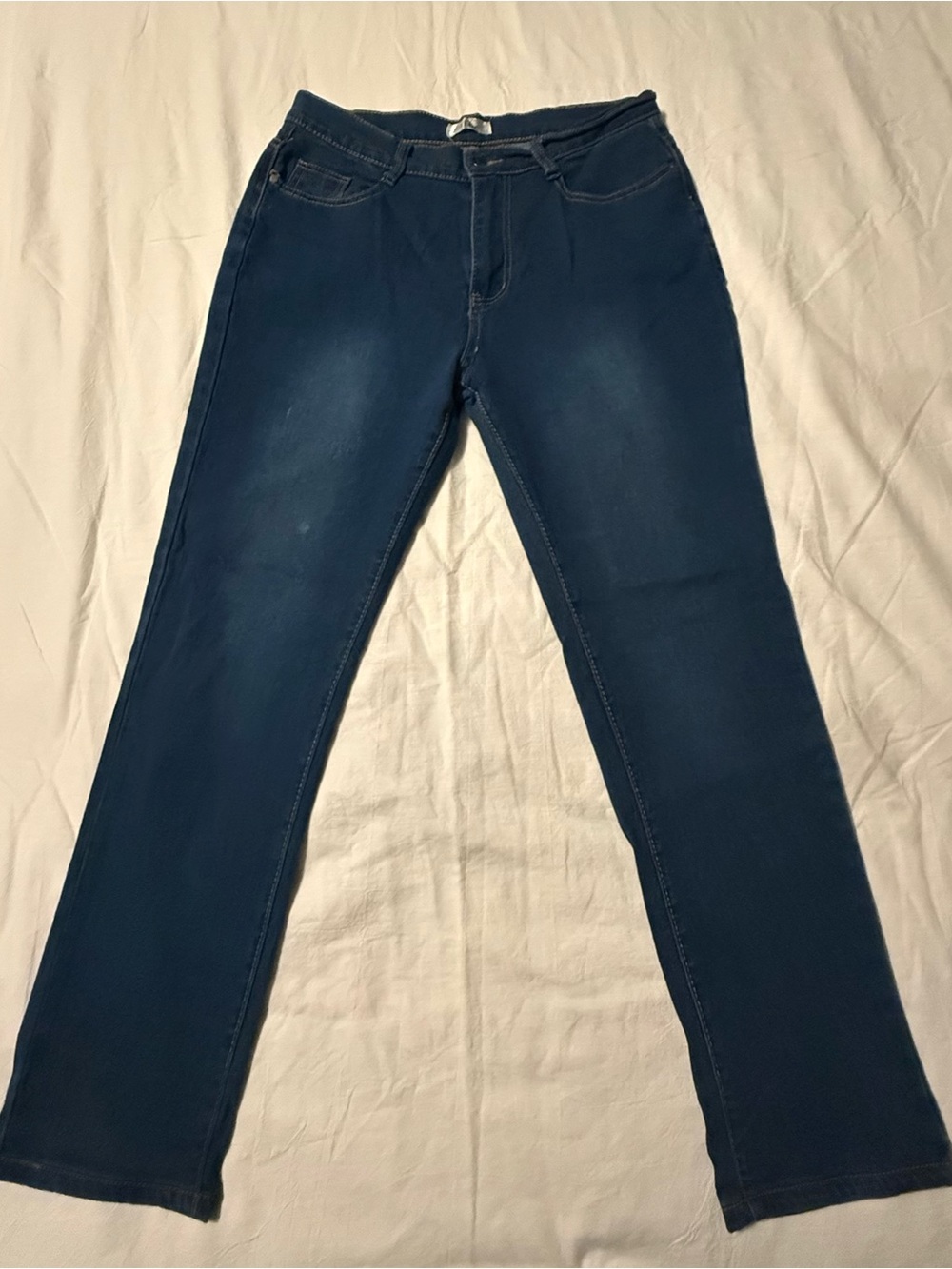 just be Dark Blue Straight Leg Jeans